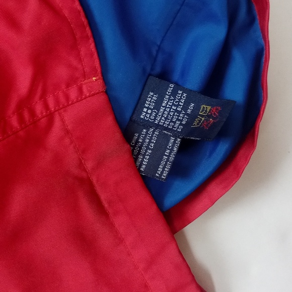 Vintage 1990s Tommy Hilfiger Red Track Jacket Windbreaker UNISEX - Picture 10 of 11